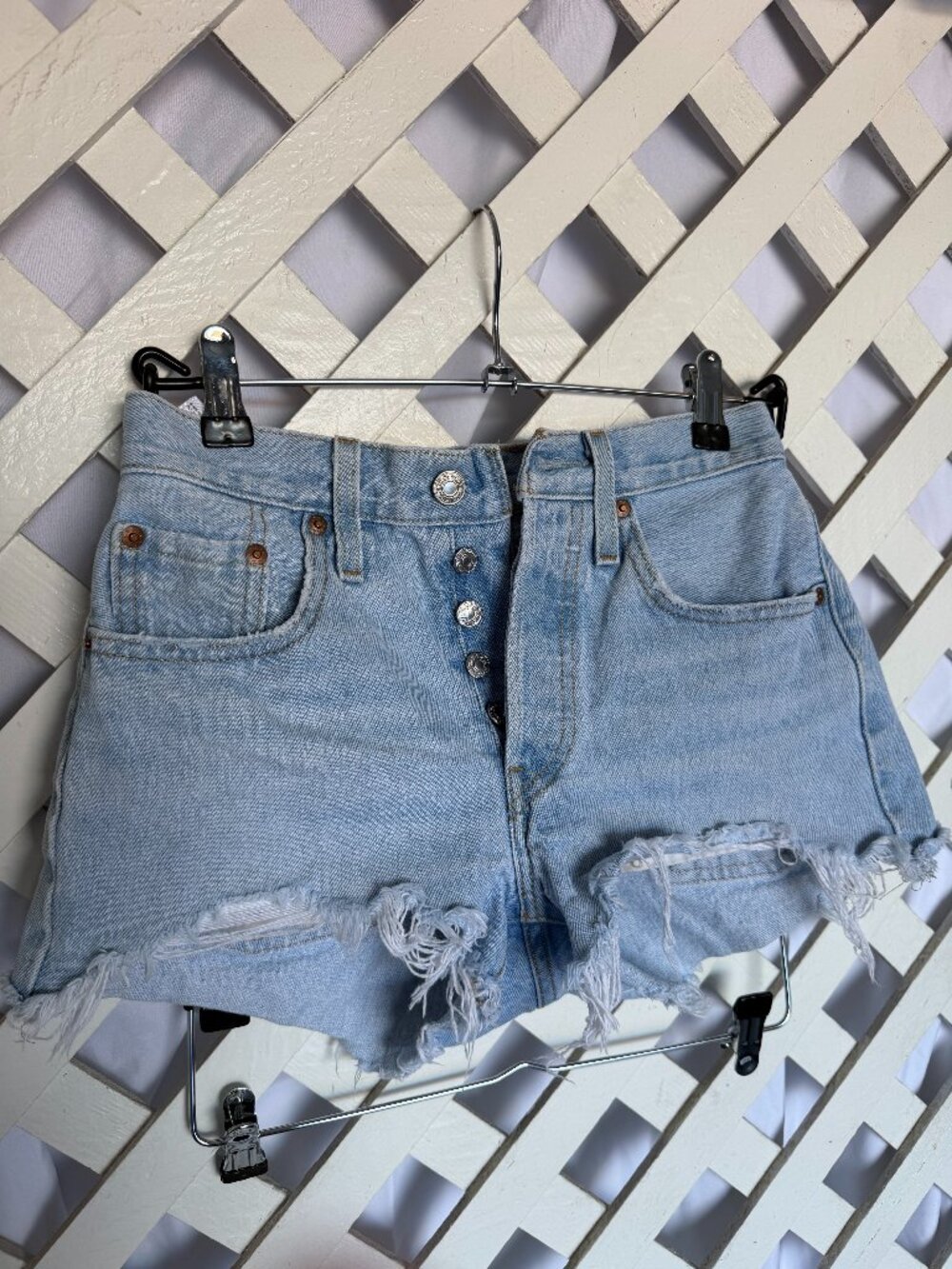 Levi's 501 Orginal Fit High Rise Women's Short- Light Wash